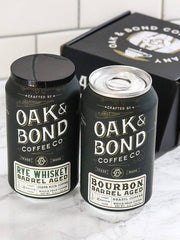 Bourbon and Rye Whiskey Barrel Aged Coffee Box