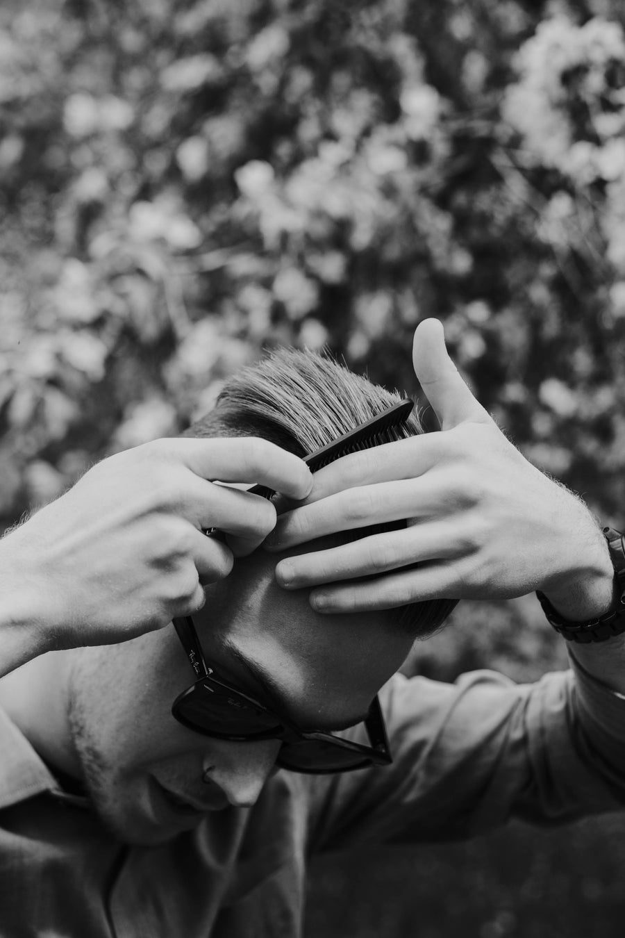 Chicago Comb Co. Model No. 1 Carbon Fiber Comb