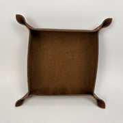 Back Road Provisions Large Leather Valet Tray