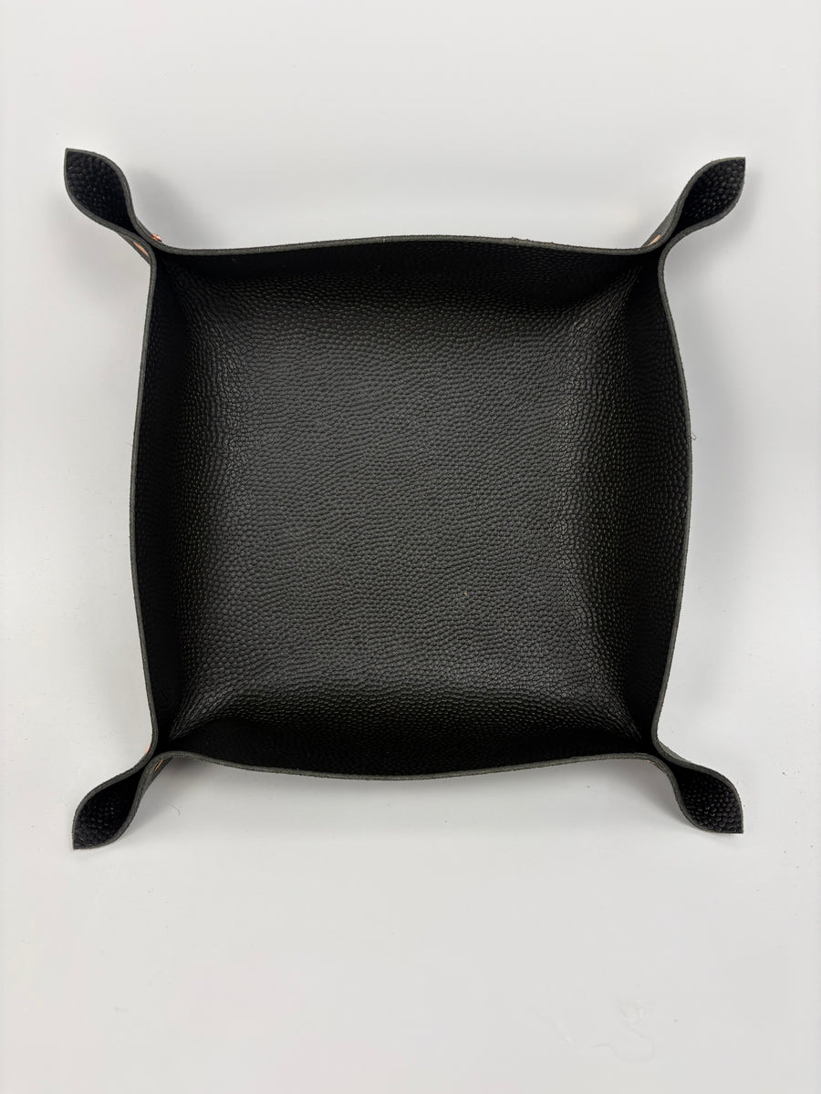 Back Road Provisions Large Leather Valet Tray