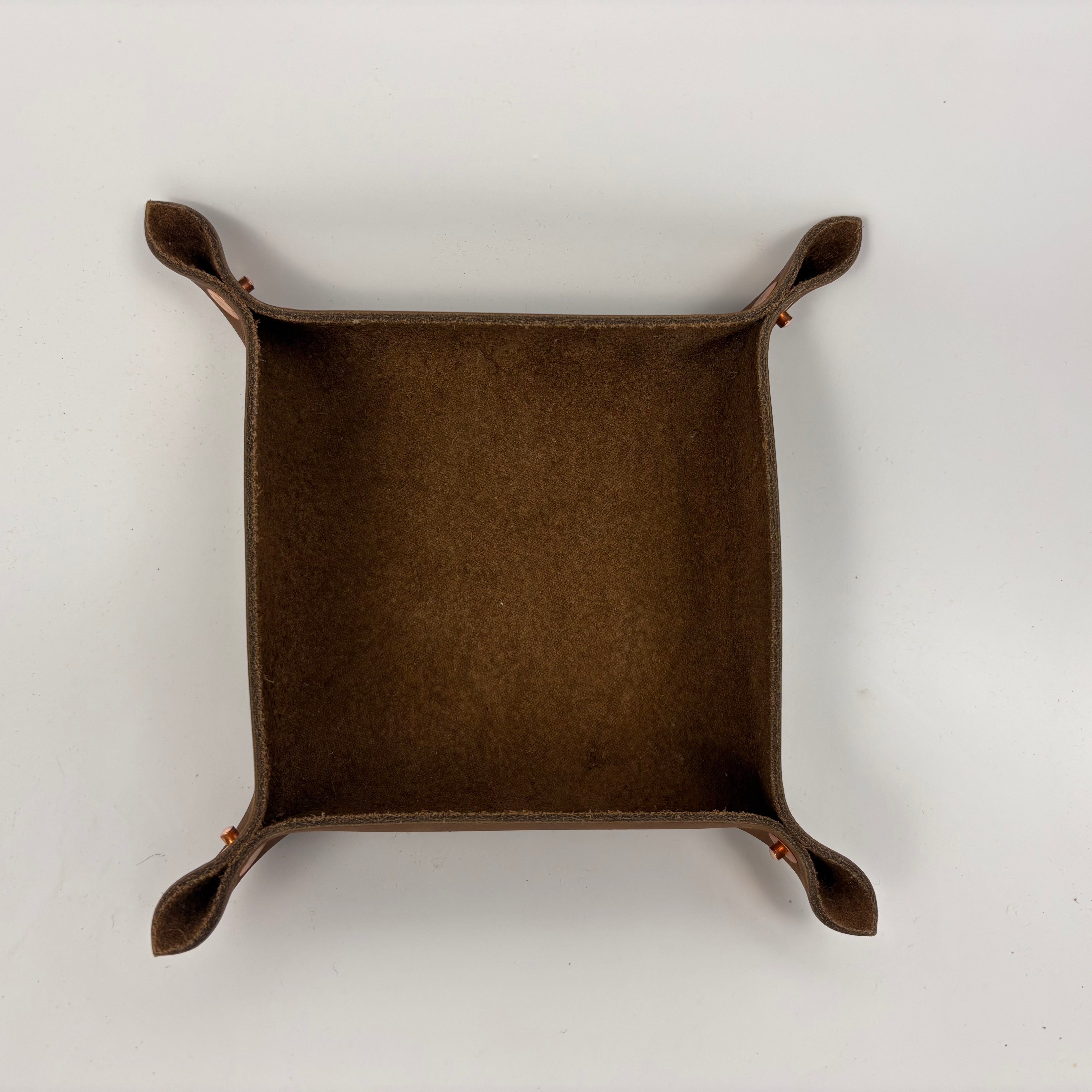 Back Road Provisions Medium Leather Valet Tray