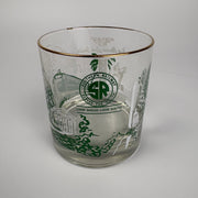 Set of 2 Vintage Railroad Rocks Glasses