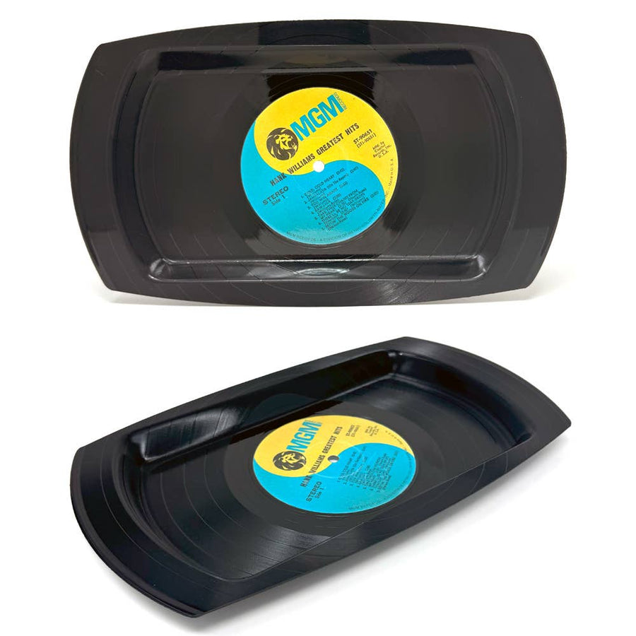 Recycled Record Rolling Tray/Trinket Tray