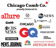 Chicago Comb Co. Model No. 1 Carbon Fiber Comb