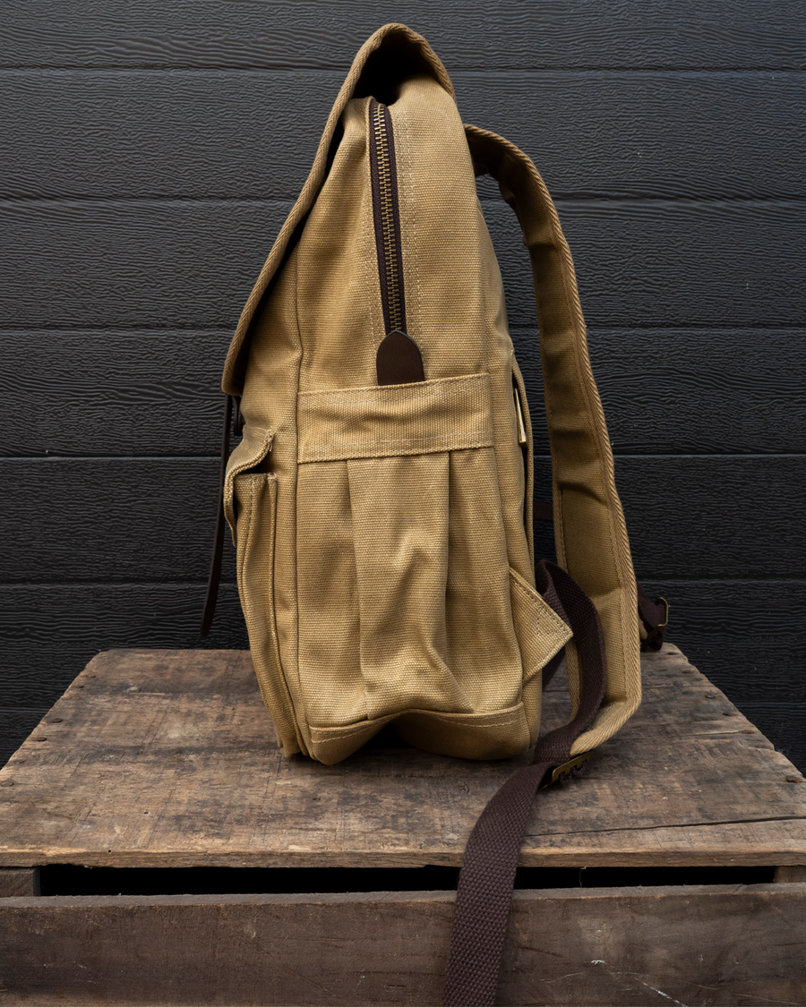 Steel City Waxed Canvas Backpack