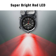 Dakota Mini Clip Watch with LED Flashlight, Tactical, Outdoor