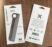 Chicago Comb Co. Model No. 1 Carbon Fiber Comb