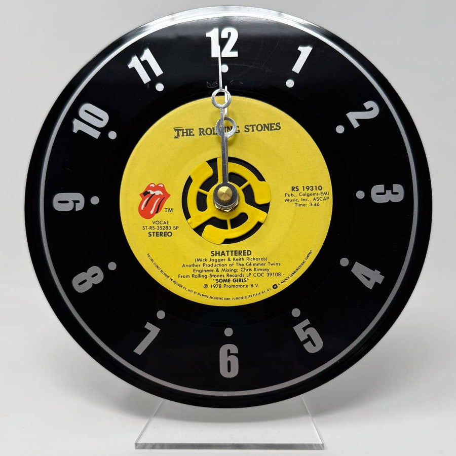 45RPM Vinyl Record Desk Clock
