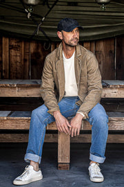 Men's Scout Blazer | Denim Chore Jacket - Wheat