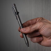 Gunmetal Bolt-Action Pen Dark Gray anodization w/ black clip