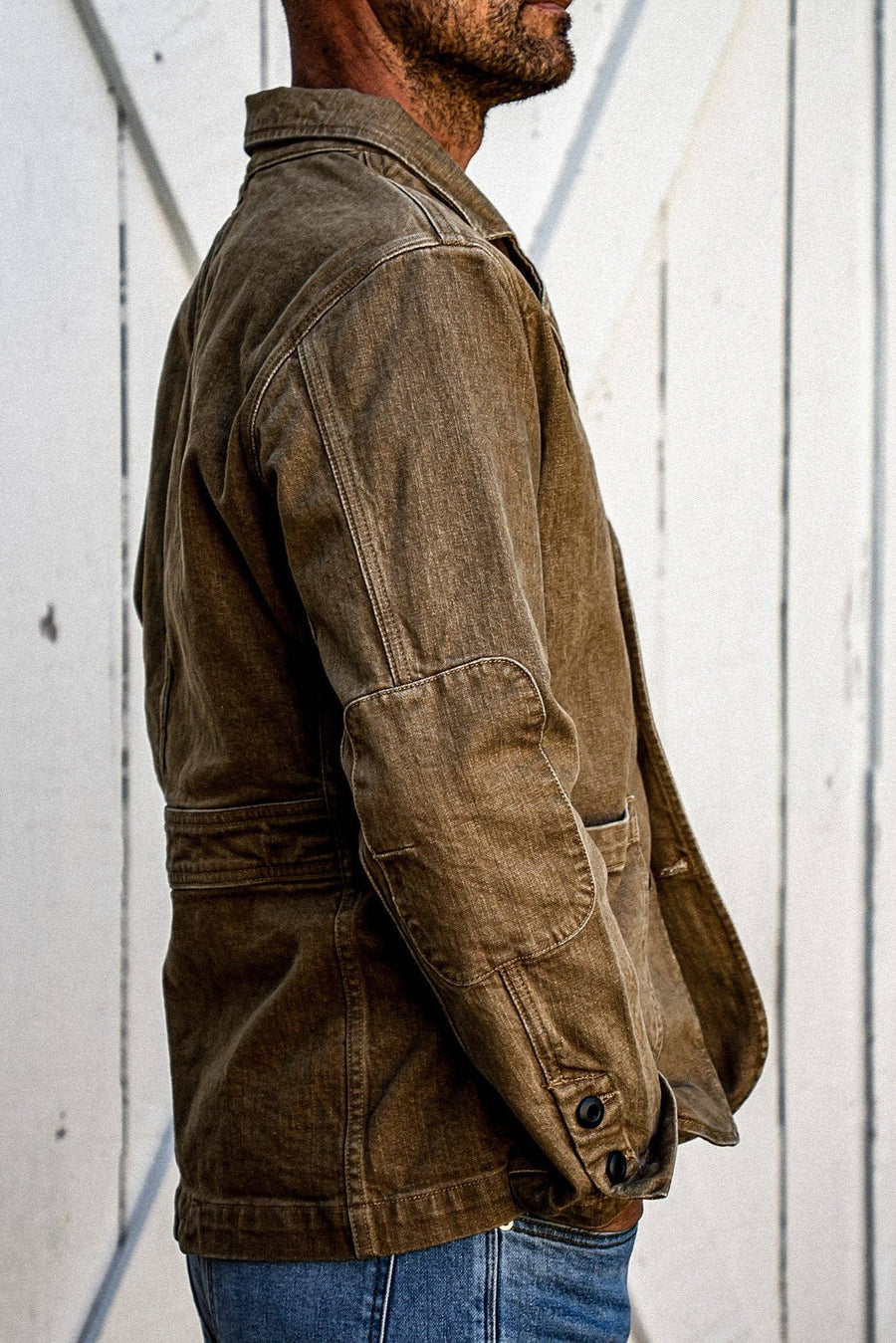 Men's Scout Blazer | Denim Chore Jacket - Wheat