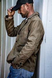 Men's Scout Blazer | Denim Chore Jacket - Wheat