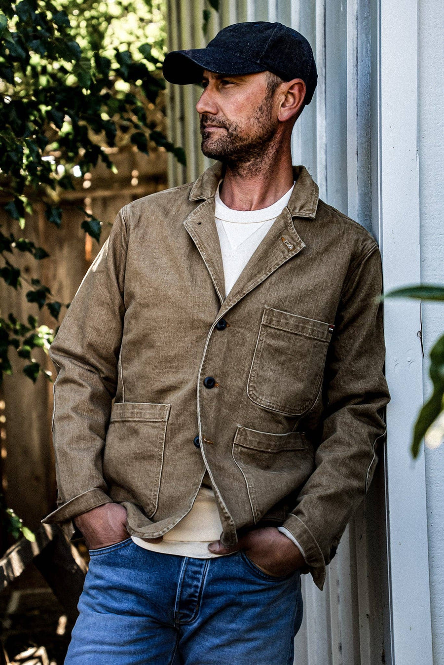 Men's Scout Blazer | Denim Chore Jacket - Wheat