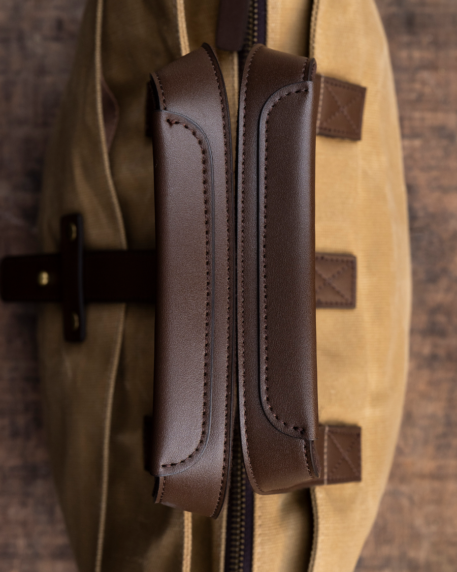 Steel City Waxed Canvas Tote Bag