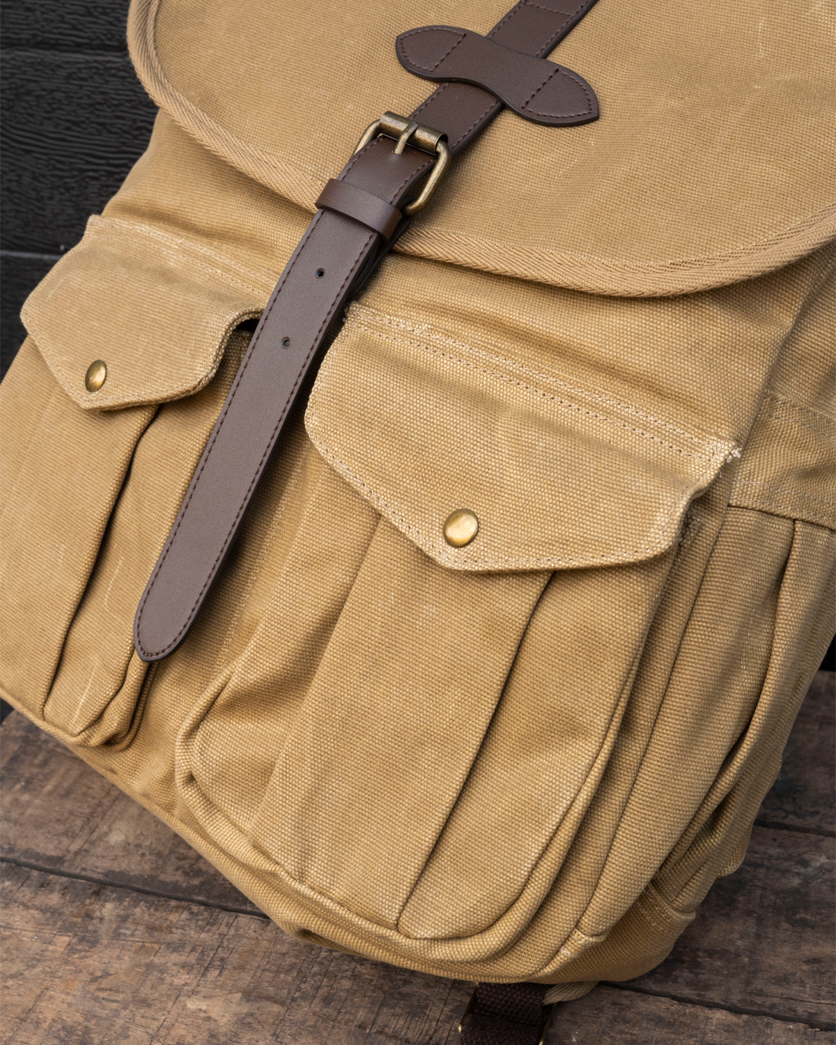 Steel City Waxed Canvas Backpack