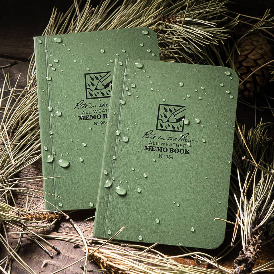 Rite in the Rain 3.5" x 5" Pocket Notebook, Green