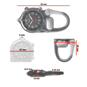 Dakota Mini Clip Watch with LED Flashlight, Tactical, Outdoor