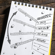 Rite in the Rain All-Weather Metal Bullet Pen, Black