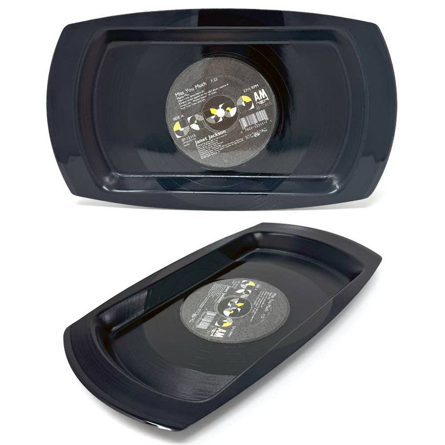 Recycled Record Rolling Tray/Trinket Tray