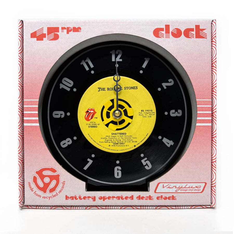 45RPM Vinyl Record Desk Clock