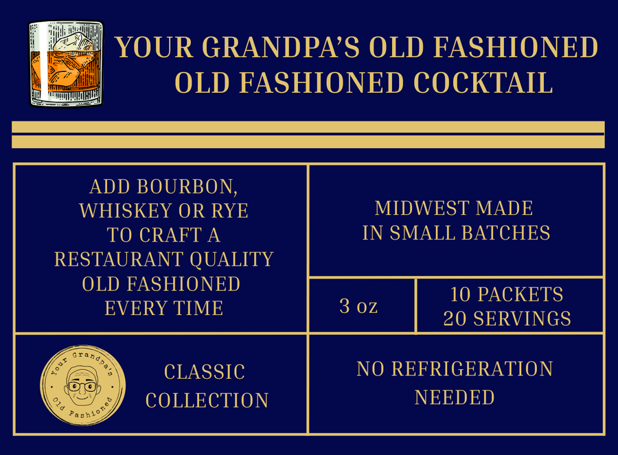 Old Fashioned Cocktail Mix - Just Add Bourbon