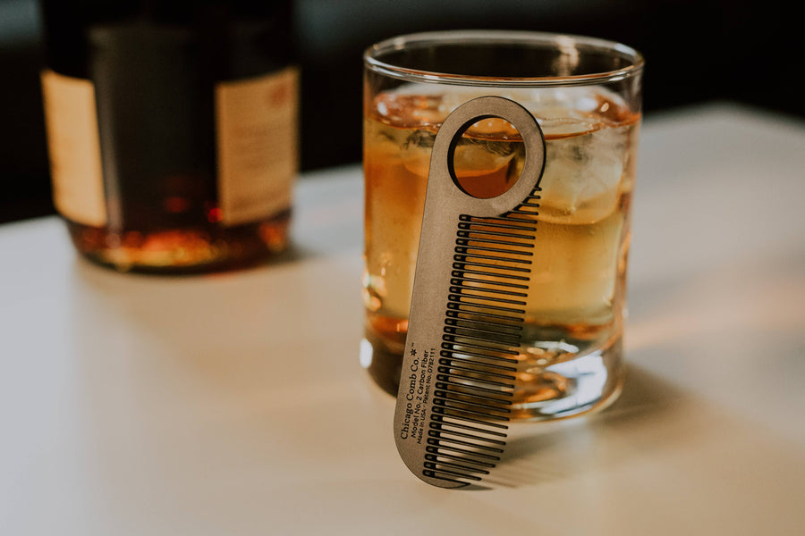 Chicago Comb Co. Model No. 2 Carbon Fiber Comb