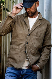 Men's Scout Blazer | Denim Chore Jacket - Wheat