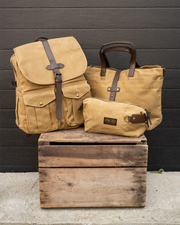 Steel City Waxed Canvas Tote Bag
