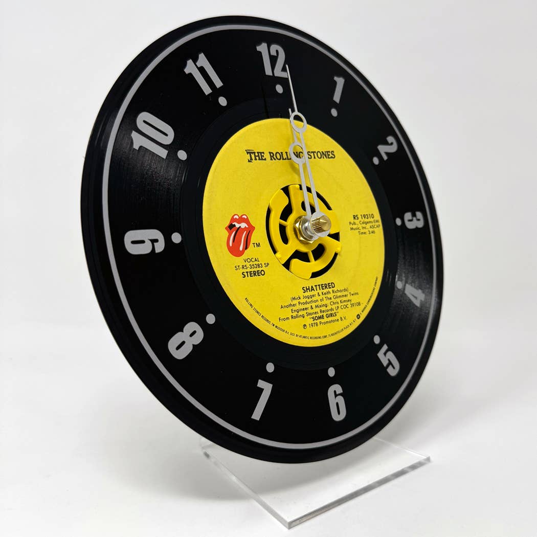 45RPM Vinyl Record Desk Clock