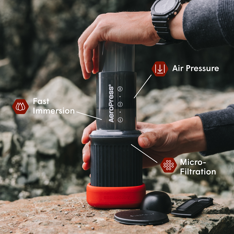 AeroPress Go, Extra Small Portable Coffee Maker