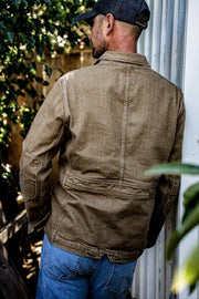 Men's Scout Blazer | Denim Chore Jacket - Wheat